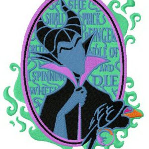 Maleficent 5 embroidery design