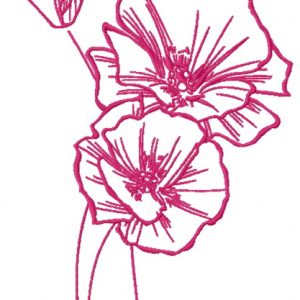 Mallow 2 embroidery design
