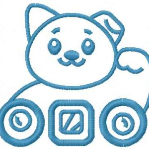 Maneki Neko embroidery design