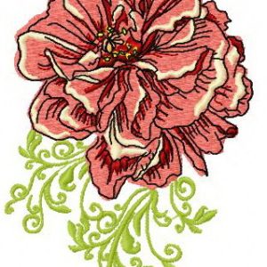 Marigold embroidery design