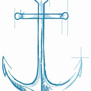 Marine sketch 2 embroidery design