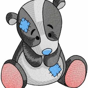 Marmot embroidery design