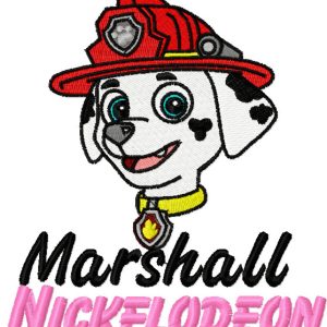 Marshall 2 embroidery design