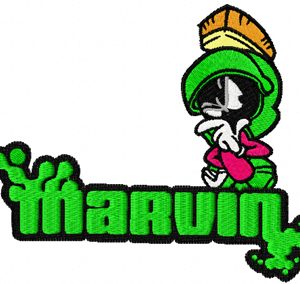 Marvin  embroidery design