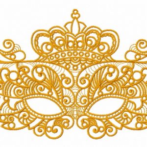Mask 10 embroidery design