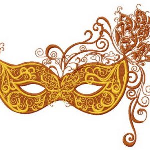 Mask 3 embroidery design