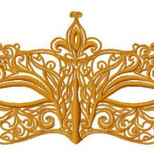 Mask 5 embroidery design
