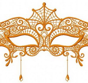 Mask 7 embroidery design