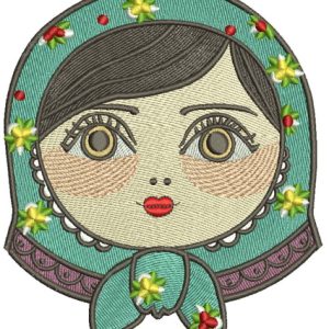Matryoshka 2 embroidery design