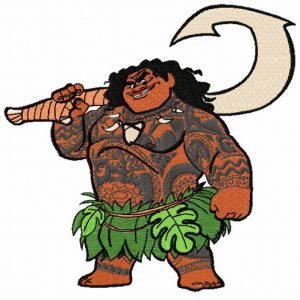 Maui embroidery design