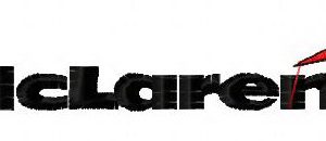 McLaren Automotive logo embroidery design