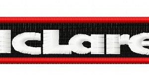 McLaren F1 logo 2 embroidery design