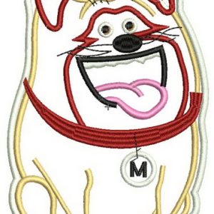 Mel applique embroidery design