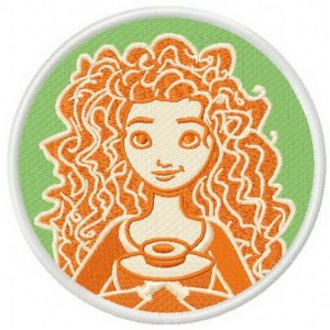 Merida embroidery design