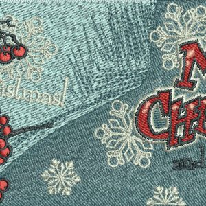 Merry Christmas bookmark 3 embroidery design