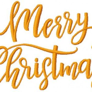 Merry Christmas 15 embroidery design