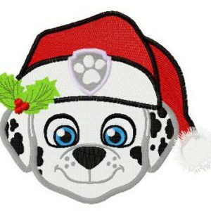 Merry Christmas, Marshall embroidery design