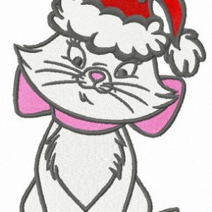 Merry Christmas Mary embroidery design