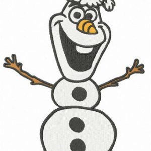 Merry Christmas dear Olaf embroidery design