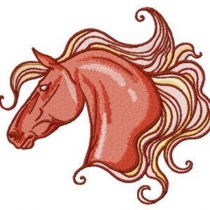 Mettlesome horse 2 embroidery design