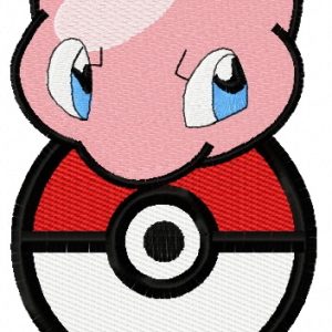 Mew 2 embroidery design