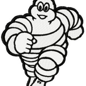 Michelin man embroidery design