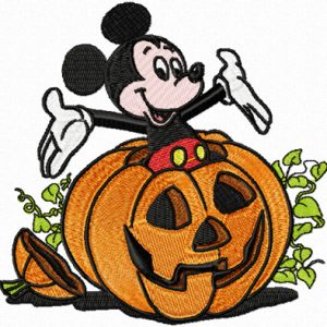Mickey Mouse Halloween embroidery design