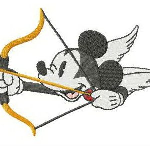 Mickey Amur embroidery design