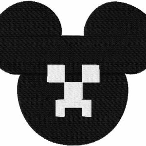 Mickey Creeper embroidery design