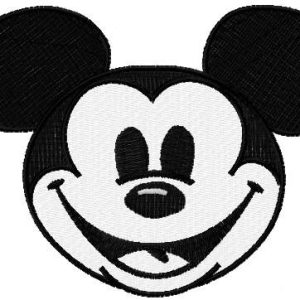 Mickey Mouse face 5 embroidery design