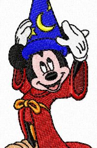 Mickey Mouse Fantasia 1 embroidery design