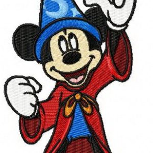 Mickey Mouse Fantasia 3 embroidery design