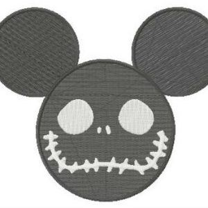Mickey Mouse Halloween horror embroidery design