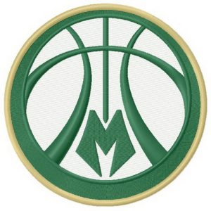 Milwaukee Bucks logo 2 embroidery design