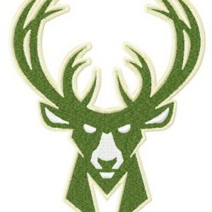 Milwaukee Bucks logo 4 embroidery design