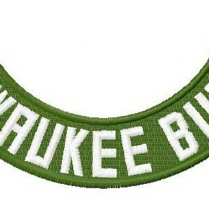 Milwaukee Bucks logo 5 embroidery design