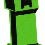 Minecraft Creeper 9 embroidery design