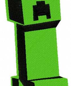 Minecraft Creeper 9 embroidery design