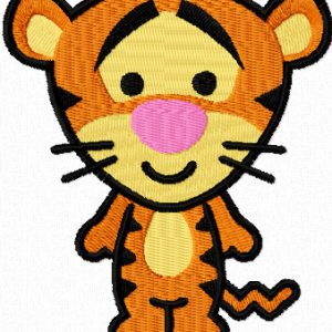 Tigger mini 2 embroidery design
