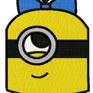 Minion girl 2 embroidery design
