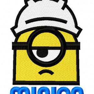 Minion the builder 2 embroidery design