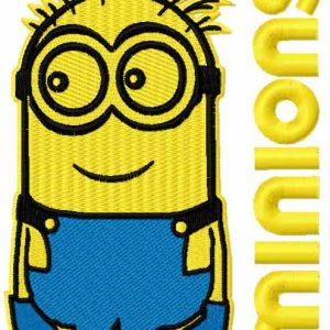 Minions 5 embroidery design