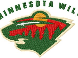 Minnesota Wild logo embroidery design
