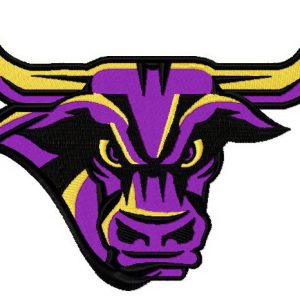 Minnesota State Mavericks logo 2 embroidery design