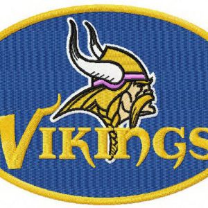 Minnesota Vikings logo 2 embroidery design