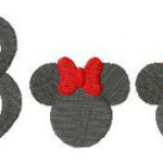 Minnie Boo embroidery design