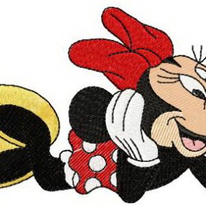 Minnie dreams embroidery design