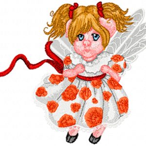 Piggy embroidery design