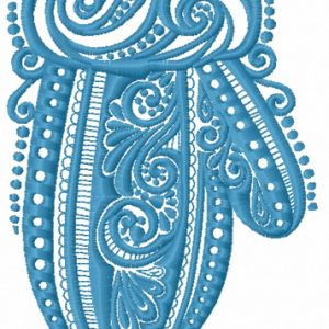 Mittens 2 embroidery design