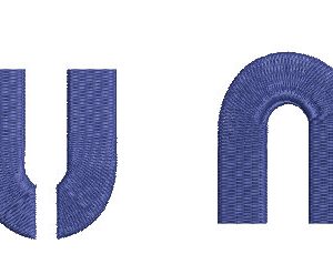Miu Miu logo embroidery design